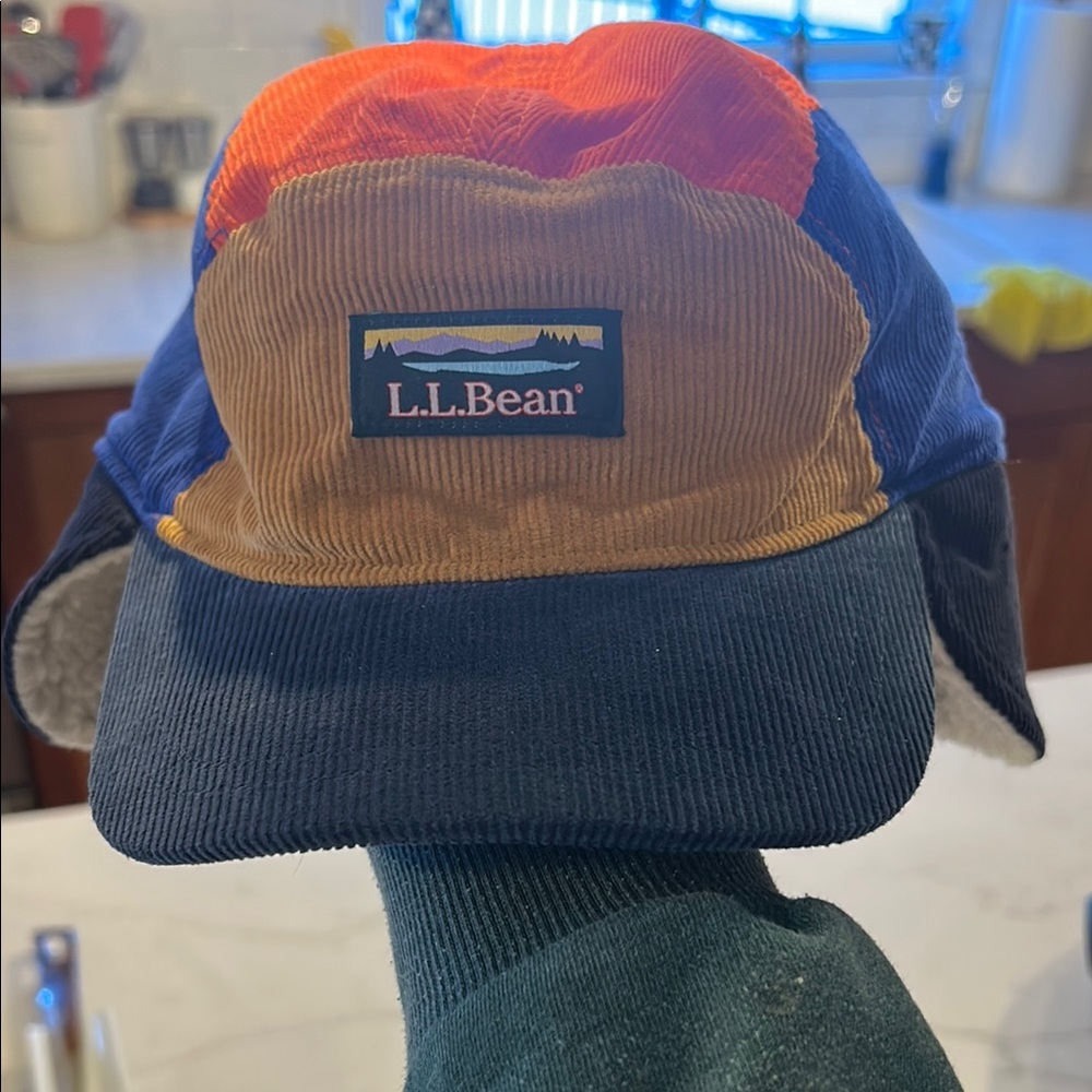 NWOT LL Bean Corduroy Trapper Hat
